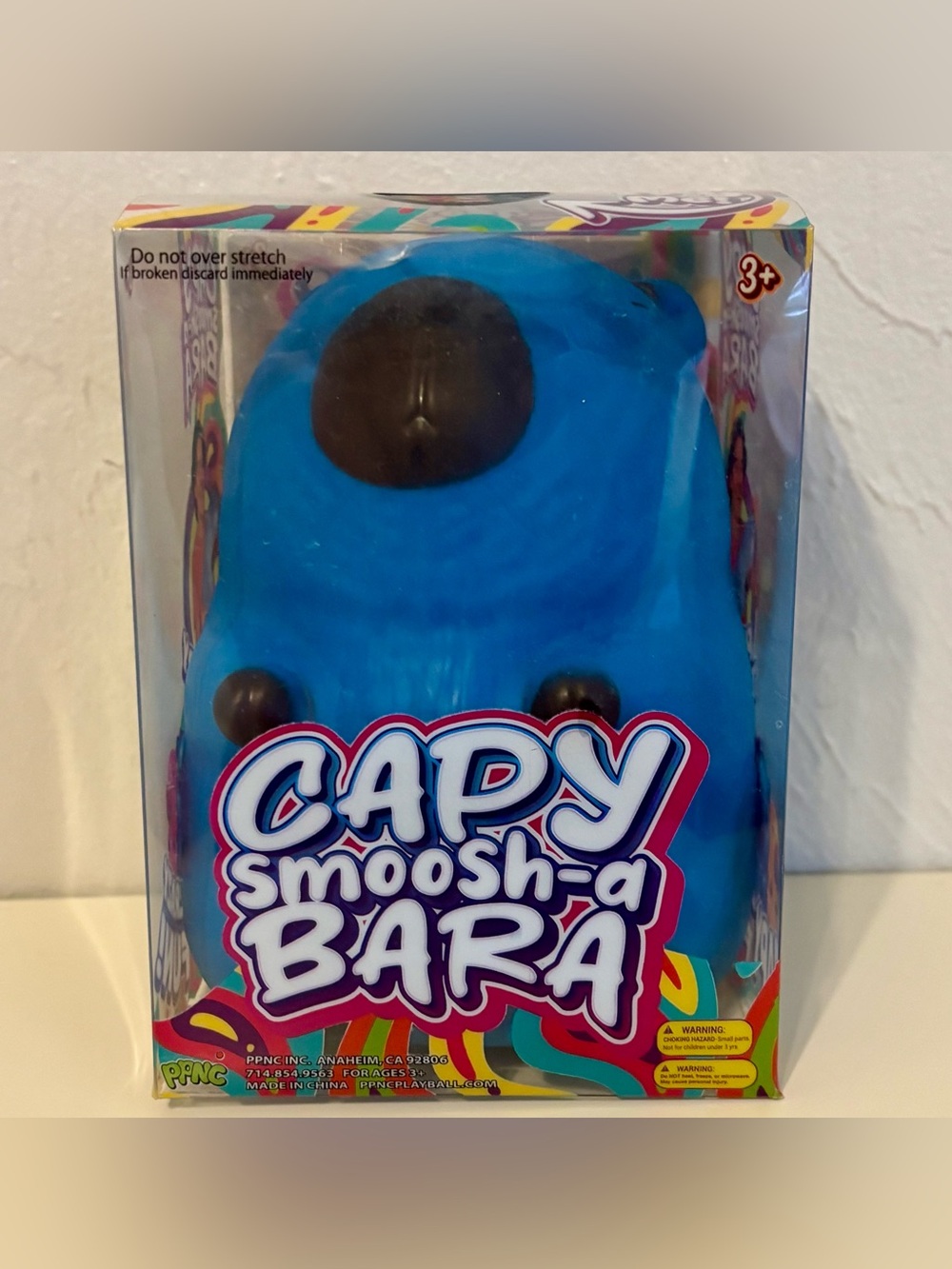 PPNC Smoosh-a-Bara Blue Capybara Fidget Toy